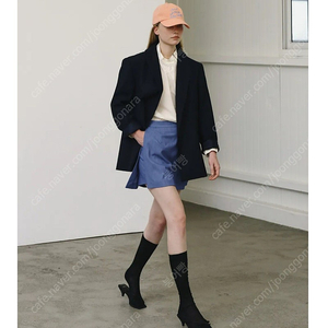 새상품) 허앤쉬 사이드 트임 스커트 팬츠 데님 (택포)