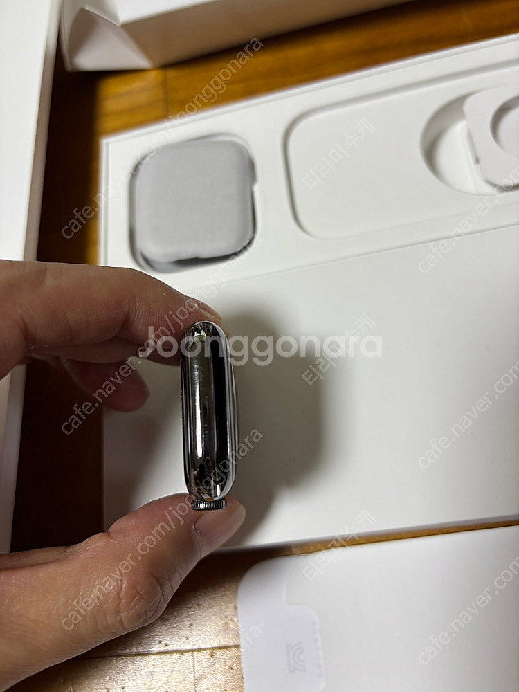 애플워치7 45mm 스테인리스 블랙 밀레니즈루프 포함 ...--5