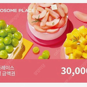 투썸플레이스 모바일 금액권 3만원권 팔아요