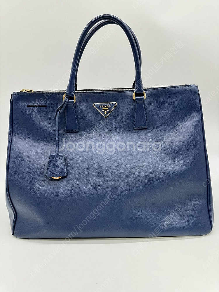 정품 프라다 PRADA 사피아노 라지 토트백 가방--0