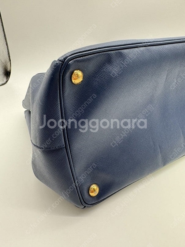 정품 프라다 PRADA 사피아노 라지 토트백 가방--6