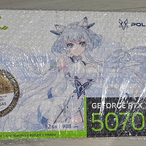 만리 지포스 RTX 5070 Polar Fox 폴라폭스 OC V2 D7 12GB 인텍앤컴퍼니 미개봉 새제품