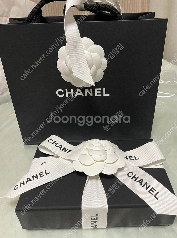 [미개봉 백화점 새상품] AP0214 샤넬 캐비어 똑 딱이 카드지갑 은장 블랙--2