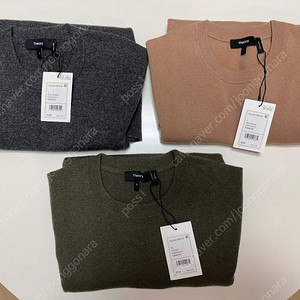 띠어리 힐레스 캐시미어 100프로 크루넥 니트 스웨터 L XL 정가 56만원