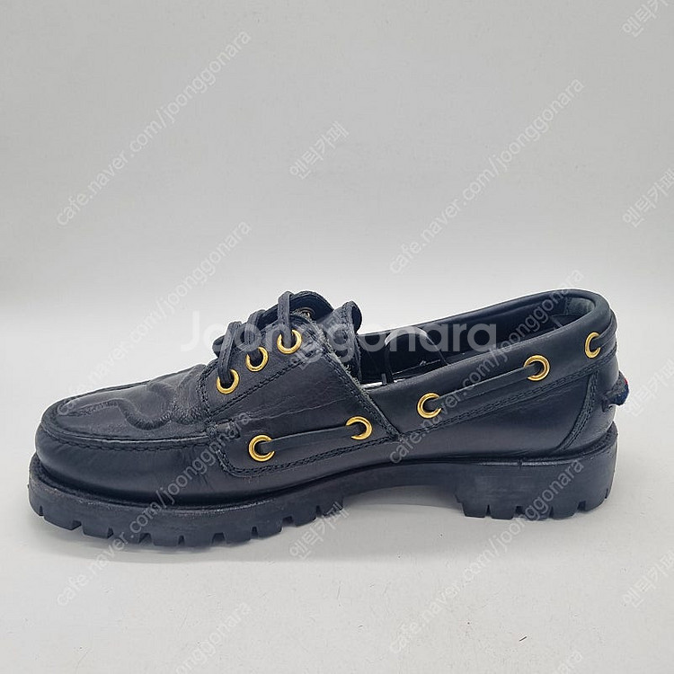 구찌 스네이크 보트 슈즈 블랙 남성 270mm--4