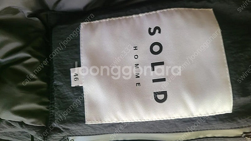 솔리드옴므 롱 구스다운 패딩--2