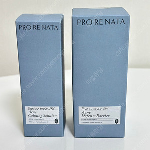 프로레나타 트릿 미 텐더 아크네 세럼,크림 2종