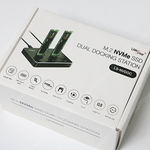 라인업시스템 LANSTAR LS-NVDOC 2베이 NVME SSD