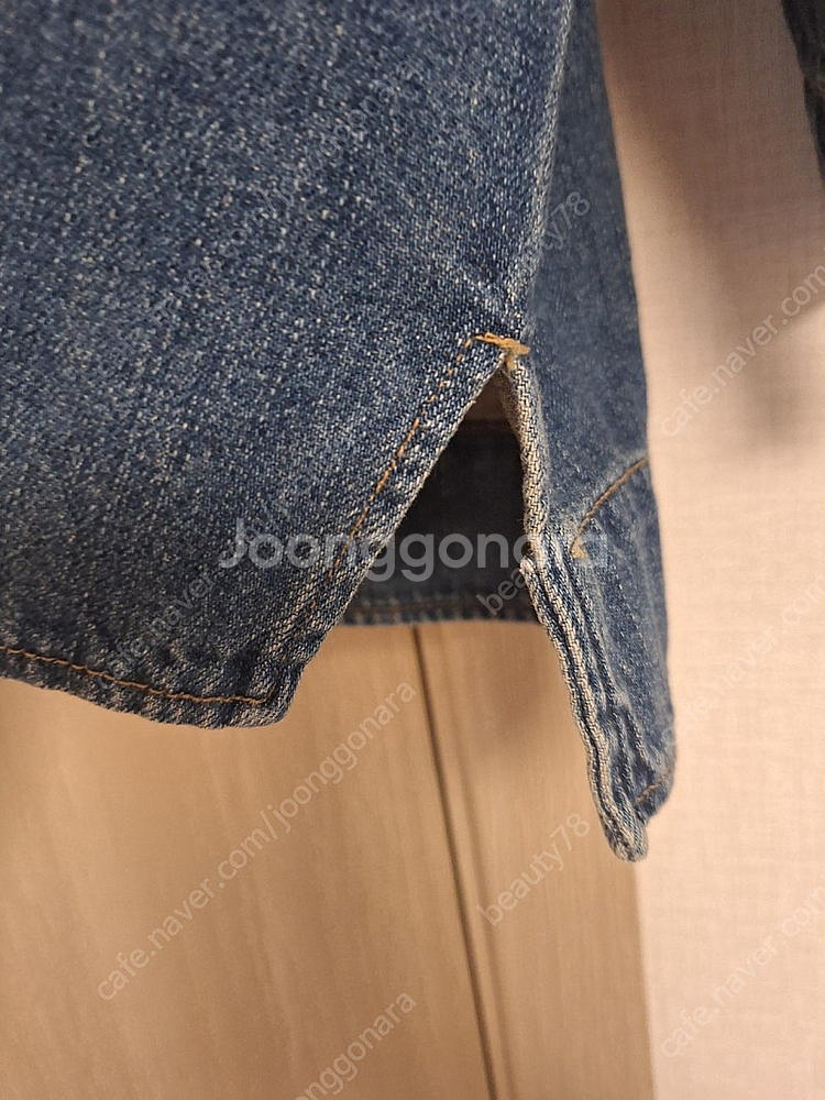 메이블루 마인st 데님 자켓--8