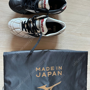 미즈노 모렐리아2 스티치 JPN 250mm 화이트&블랙 트릭스