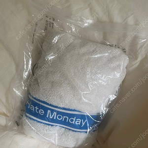 (새상품) I HATE MONDAY 수건/타월