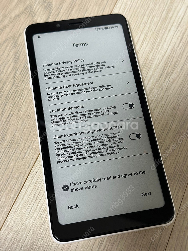 하이센스 A5 pro 이북 리더기--2