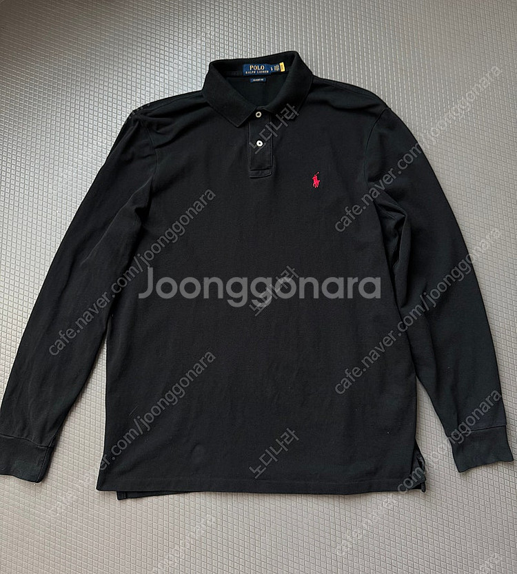 랄프로렌폴로 정품QR 긴팔 카라티 클래식핏L--0