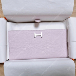 에르메스 베안 장지갑 모브페일