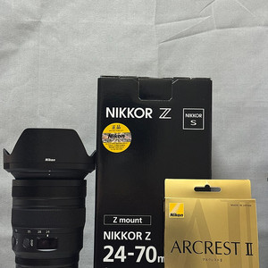 니콘 2470 f2.8s 신품급 아크레스트 필터2
