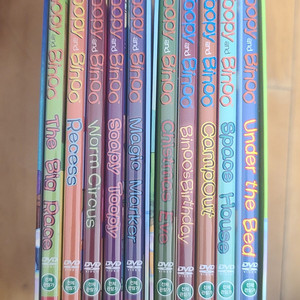 영어 dvd<투피 앤 비누.마일로. 틸리 앤 프렌즈. 캐치티니핑)