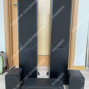 홈시어터용 야모 스피커 + 야마하 리시버 + 액티브 우퍼