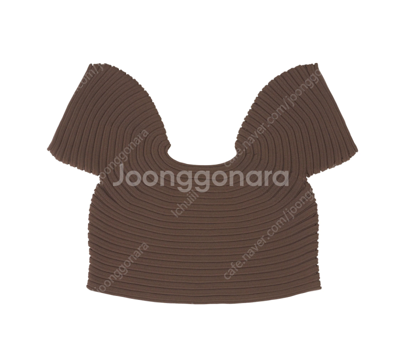 플리츠플리즈 머쉬룸 니트,씨커스커트 베이지~--3