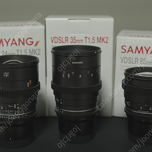 SAMYANG 삼양 Vdslr mk2 35mm, 50mm 소니 E 마운트 판매건 이미지
