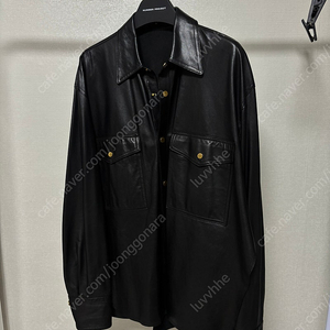 헤드투토 넘버프로젝트 N288 버튼다운 램레더 셔츠자켓 55사이즈