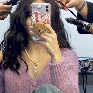 마쥬 모헤어 가디건