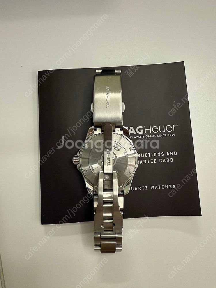 태그호이어 아쿠아레이서 300 청판 쿼츠 판매--4