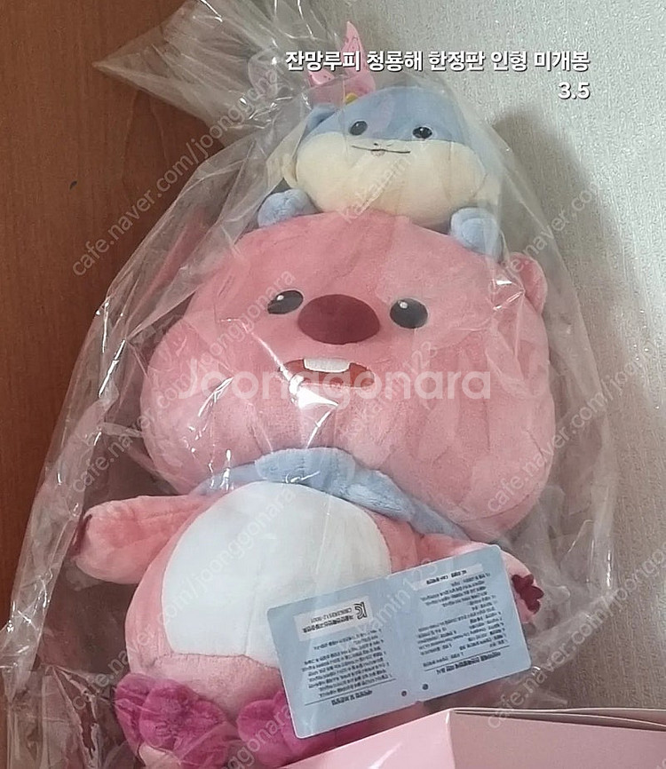 잔망루피 한정판 인형 크리스마스, 벚꽃시즌, 청룡해--2