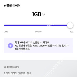 Skt 데이터 1기가 1500