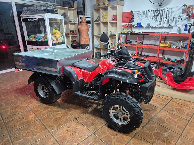 중고 대한모터스 dh150 농업용화물 덤프 4륜 사륜오토바이 사발이 사바리 팜트럭--3