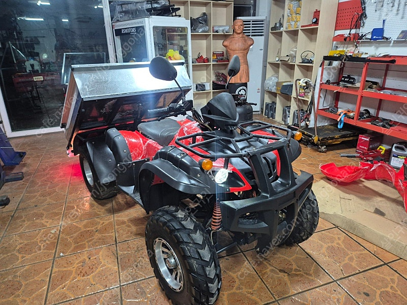 중고 대한모터스 dh150 농업용화물 덤프 4륜 사륜오토바이 사발이 사바리 팜트럭--4