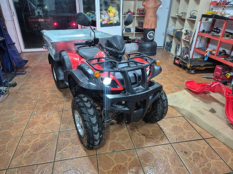 중고 대한모터스 dh150 농업용화물 덤프 4륜 사륜오토바이 사발이 사바리 팜트럭--7