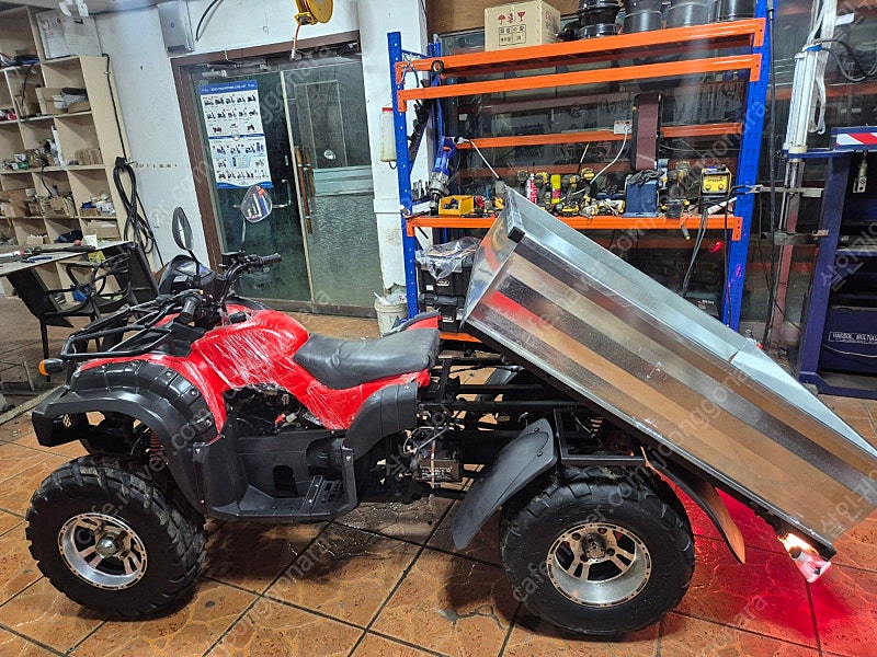 중고 대한모터스 dh150 농업용화물 덤프 4륜 사륜오토바이 사발이 사바리 팜트럭--9