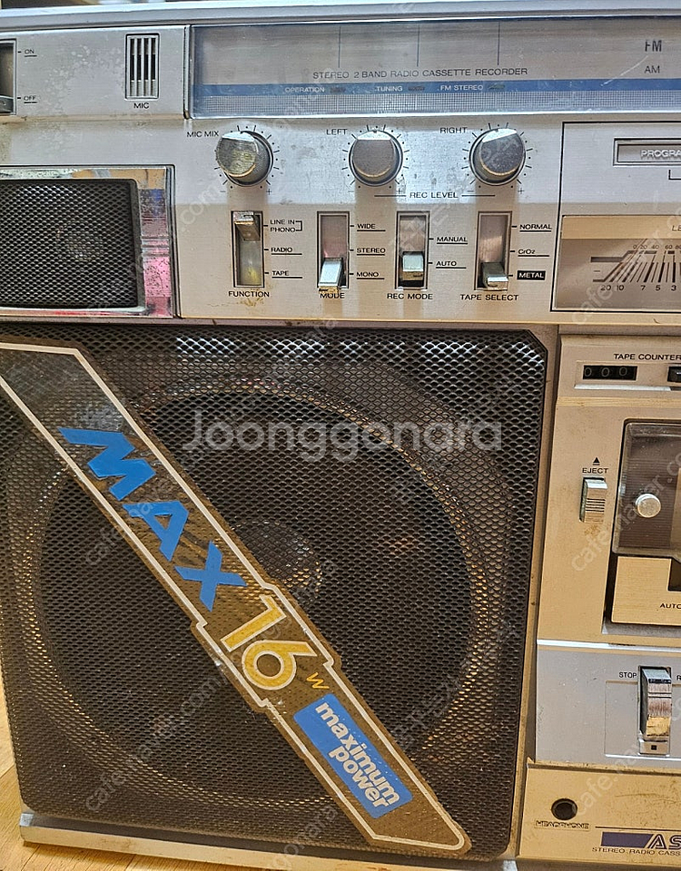 골드스타 빈티지 라디오 카세트(대형 붐박스)부품용(가격조정)--7