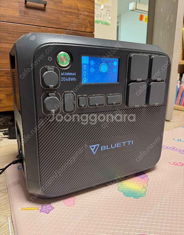 블루에티 파워뱅크 AC200MAX + B230 확장형 배터리 판매합니다.--2