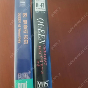퀸 Qween 히트곡모음집 및 웸블리공연 소장용 비디오 테이프 희귀VHS