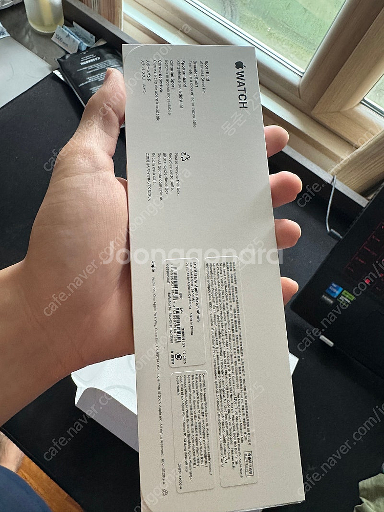 애플워치10 46mm gps+셀룰러 스포츠밴드 내추럴 ...--4