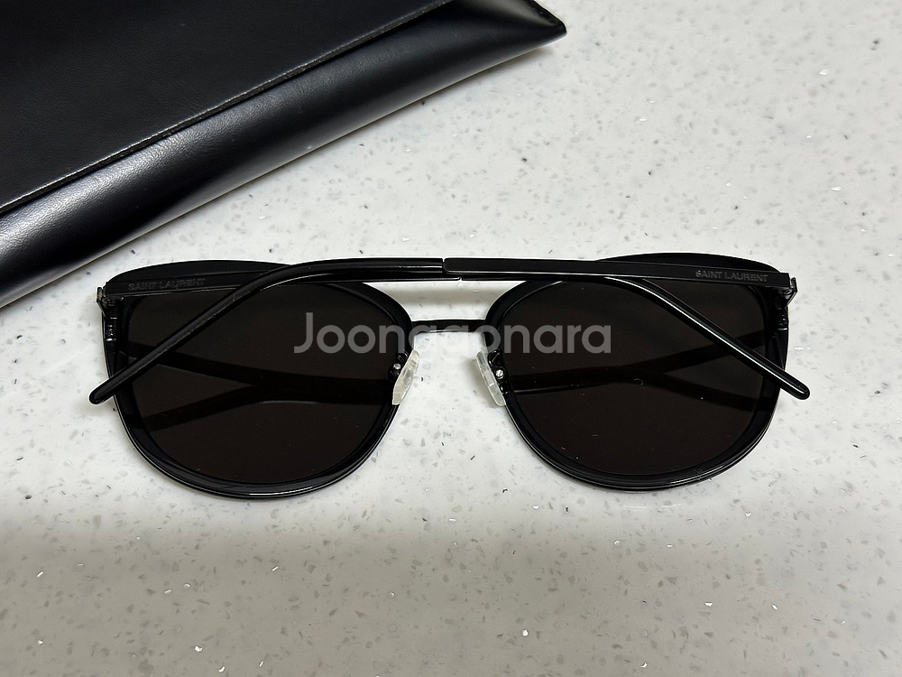 생로랑 선글라스 SL-377 올블랙 제품--2