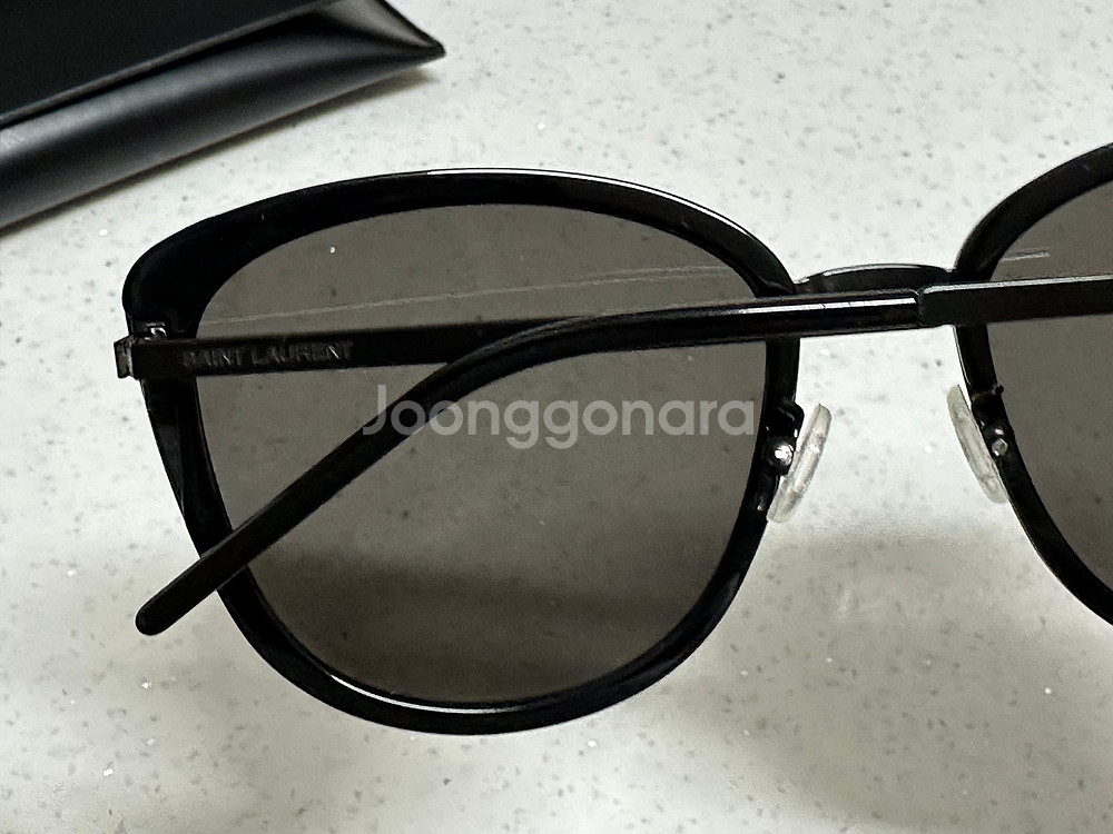 생로랑 선글라스 SL-377 올블랙 제품--3