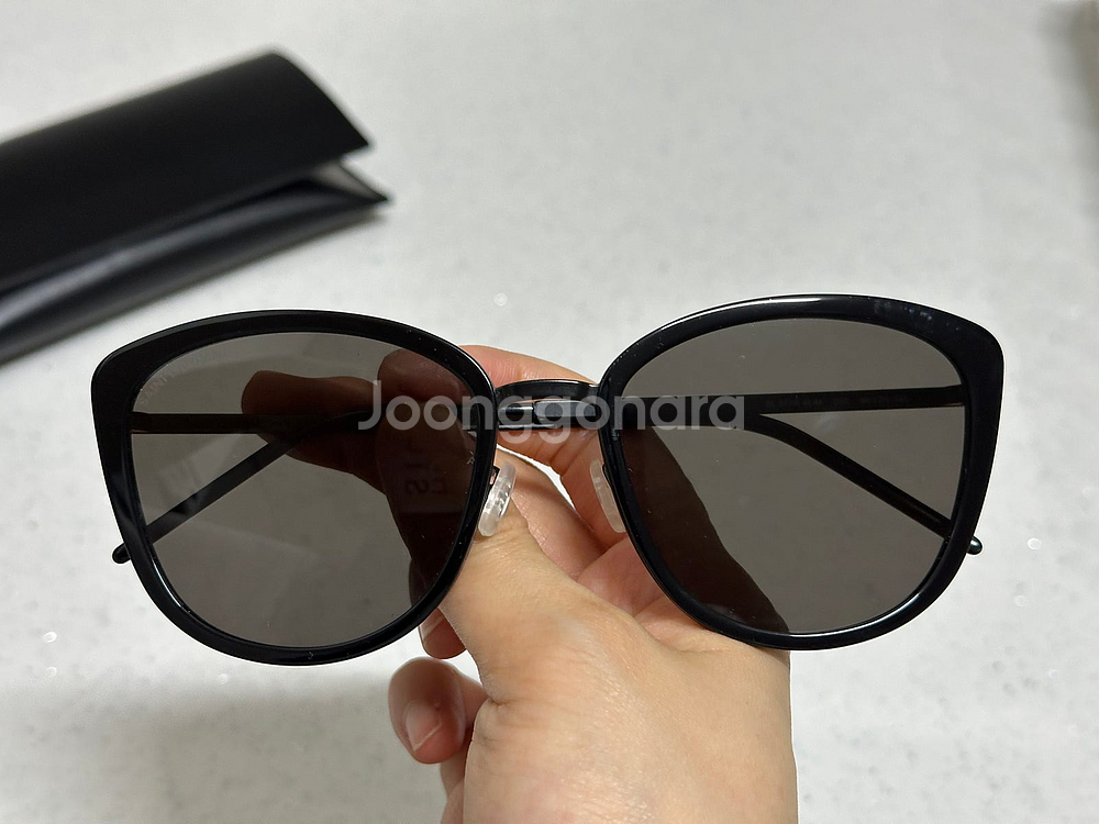 생로랑 선글라스 SL-377 올블랙 제품--5