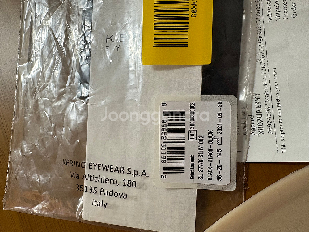 생로랑 선글라스 SL-377 올블랙 제품--9