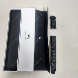IWC정품 악어가죽 블랙 스트랩(러그 22mm)팝니다.