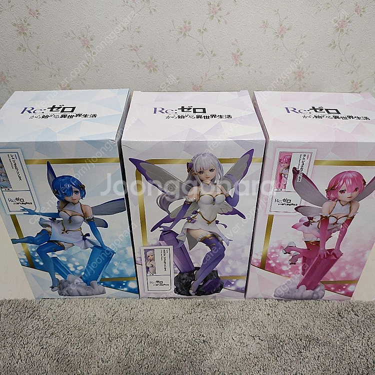 리제로 쥬얼프린세스 렘,람,에밀리아 3종 택포--0