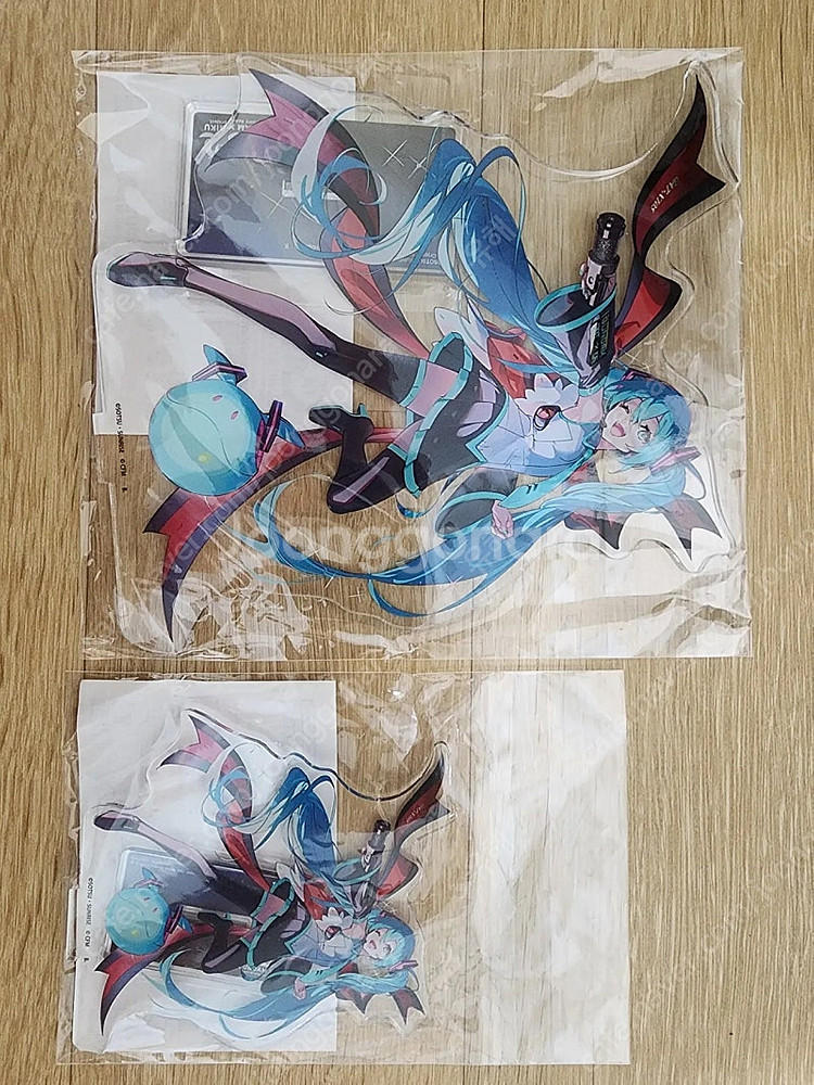 미쿠 스트라이크 건담 아크릴 스탠다드&빅 2종 택포--0