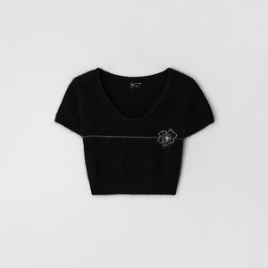 윤슬샵 카멜리아 니트탑 camellia knit top