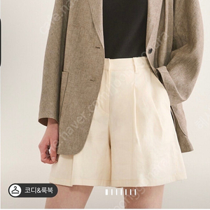 가격인하) 한섬 더캐시미어 린넨 자켓