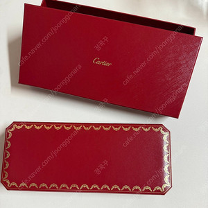 까르띠에 팔찌 박스 쇼핑백 cartier 내용물 없음