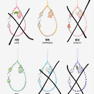 (원가양도) 팝마트 하이라이트 시리즈 라부부 휴대폰 스트랩