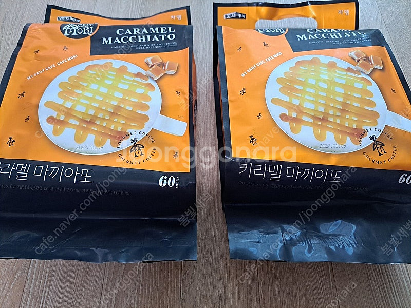 쟈뎅 까페모리 카라멜마끼아또 60개입 2봉 (미개봉 새...--2