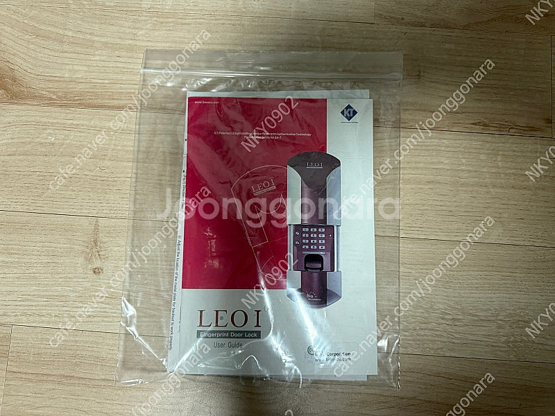[새상품]LEOI 지문인식 도어락 새상품입니다.--4