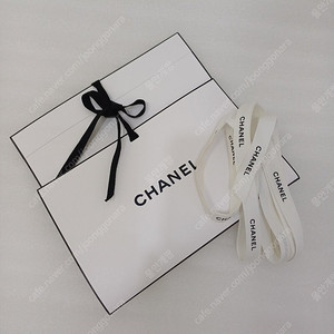 택포 샤넬 고퀄리티 로고 리본 포장끈 롱 230cm + 종이백 사랑봉봉